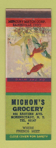 Matchbook Cover - Michon's Grocery Schenectady NY