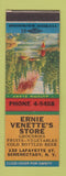 Matchbook Cover - Ernie Venette's Grocery Schenectady NY
