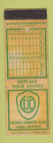 Matchbook Cover - Orinda Country Club CA WEAR