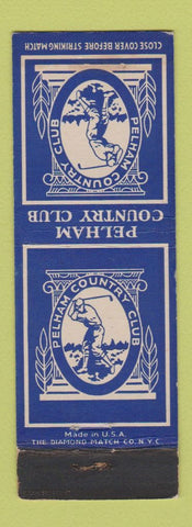 Matchbook Cover - Pelham Country Club Pelham Manor NY