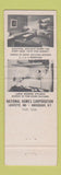 Matchbook Cover - National Homes Susquehanna Loyalsock Williamsport PA