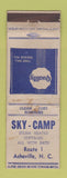 Matchbook Cover - Sky Camp Asheville NC WORN