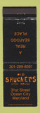 Matchbook Cover - Old Shuckers Crab House Ocean City MD