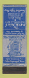 Matchbook Cover - Park Hotel Chattanooga TN