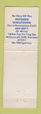 Matchbook Cover - Kansas Air National Guard McConnell Air Force Base KS WORN