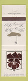 Matchbook Cover - Cherry Hills Country Club Denver Colorado