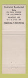Matchbook Cover - Santee Cooper Country Club Santee SC
