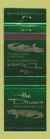 Matchbook Cover - Dunes Golf and Beach Club Myrtle Beach SC