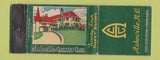 Matchbook Cover - Asheville Country Club NC WEAR