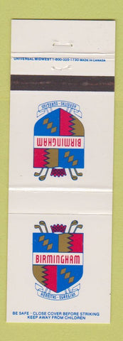 Matchbook Cover - Birmingham Golf Club MI?