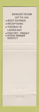 Matchbook Cover - Bogie Lake Golf Club Union Lake MI