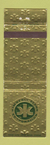 Matchbook Cover - Kimberly Clark Corp WEAR