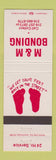 Matchbook Cover - M&M Bonding Bail Bonds