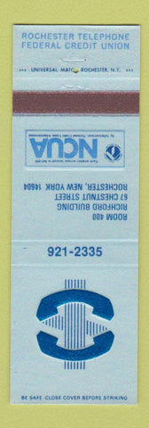 Matchbook Cover - Rochester Telephone Federal Credit Union NY