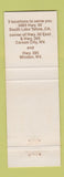 Matchbook Cover - Heidi's Restaurant South Lake Tahoe CA Carson City Minden NV