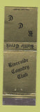 Matchbook Cover - Riverside Country Club Battle Creek MI