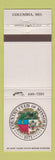 Matchbook Cover - Country Club of Missouri Columbia MO