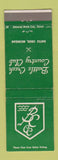 Matchbook Cover - Battle Creek Country Club MI WEAR