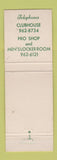 Matchbook Cover - Battle Creek Country Club MI WEAR