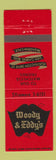 Matchbook Cover - Woody & Eddy's Pasadena CA