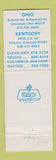 Matchbook Cover - URI Electronics Alpha Belden Panduit Cincinnati OH Florence KY