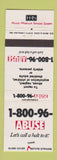 Matchbook Cover - Abuse Hotline Florida FL