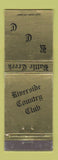 Matchbook Cover - Riverside Country Club Battle Creek MI