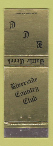 Matchbook Cover - Riverside Country Club Battle Creek MI