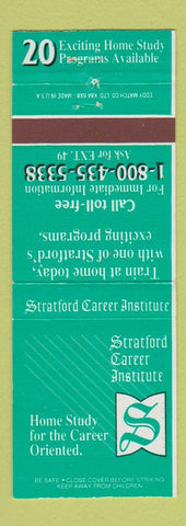 Matchbook Cover - Stratford Career Institute  Toronto ON