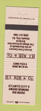 Matchbook Cover - HI Rib & Co Atlantic City NJ