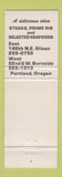 Matchbook Cover - Ringside Restaurant Portland OR