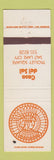 Matchbook Cover - Casa Del Sol Salt Lake City UT