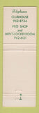 Matchbook Cover - Battle Creek Country Club Battle Creek MI