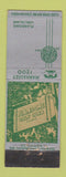 Matchbook Cover - Plandome Golf Club LI NY WEAR
