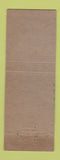 Matchbook Cover - Plandome Golf Club LI NY WEAR