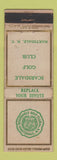 Matchbook Cover - Scardsale Golf Club Hartsville NY WORN