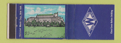 Matchbook Cover - Westchester Country Club Rye NY