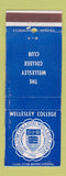 Matchbook Cover - Wellesley College Club DD Bean  WORN