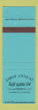 Matchbook Cover - First Annual Taft Gala 1984 Chamber of Commerce CA
