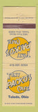 Matchbook Cover - Tony Packo's Cafe Toledo OH WEAR