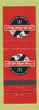 Matchbook Cover - McDonald's Restaurants All the Right Moves