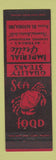 Matchbook Cover - Imperial Grille Astoria OR low phone #
