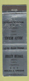 Matchbook Cover - Jolley Rexall Drug Molalla OR WEAR