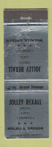 Matchbook Cover - Jolley Rexall Drug Molalla OR WEAR