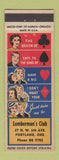 Matchbook Cover - Lumberman's Club Portland OR