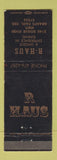 Matchbook Cover - R Haus Restaurant Grants Pass OR WEAR