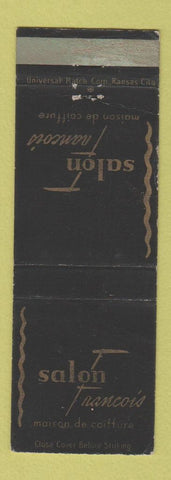 Matchbook Cover - Salon Francois Lincoln NE Miller Paine