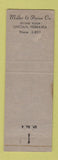 Matchbook Cover - Salon Francois Lincoln NE Miller Paine