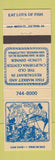 Matchbook Cover - Fish House Vera Cruz San Marcos CA