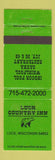 Matchbook Cover - Luck Country Inn Luck WI